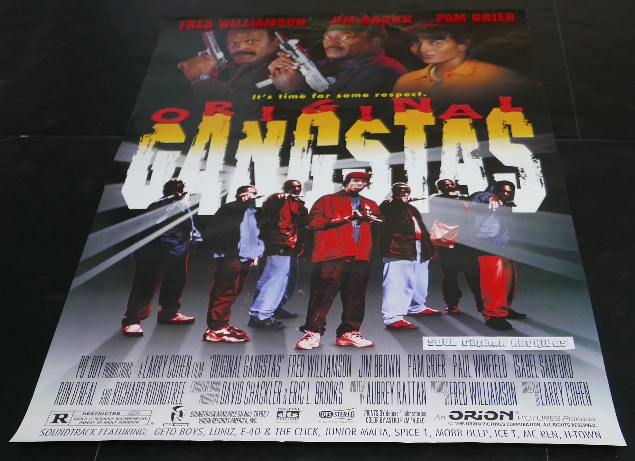 ORIGINAL GANGSTAS – USA / 1 sheet 27″ x 40″ ⋆ BLAXPLOITATION ARCHIVES